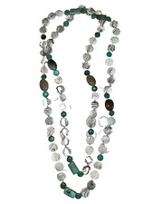Collana etnica verde usato  Palestrina
