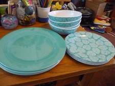 Melamine seagreen white for sale  NOTTINGHAM