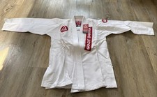 Tatami Gracie Barra A2 Kimono Oficial Fight Wear Branco Vermelho Equipe GB comprar usado  Enviando para Brazil