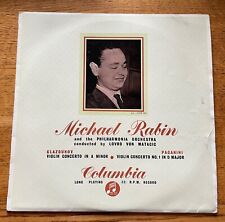 33CX 1281 Glazounov / Paganini: Violin Concertos - Michael Rabin Columbia  LP EX comprar usado  Enviando para Brazil