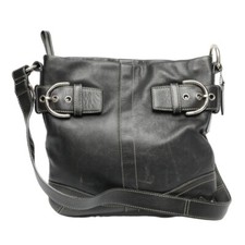 Usado, Bolsa de ombro COACH couro preta feminina 1452 comprar usado  Enviando para Brazil