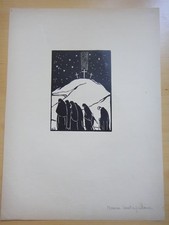 1925 circa xilografia usato  Imola