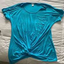 Blusa túnica azul-petróleo nó VENUS pré-amada, tamanho extra grande GG, usado comprar usado Blusa túnica azul-petróleo nó VENUS pré-amada, tamanho extra grande GG, usado comprar usado  Enviando para Brazil