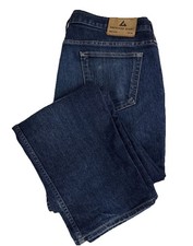 Usado, Jeans masculino reto American Giant 218 36x29 azul marinho elástico índigo EUA comprar usado  Enviando para Brazil