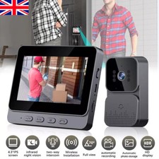 Wireless video doorbell for sale  NORTHAMPTON