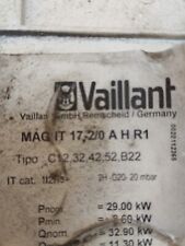 Vaillant scheda mag usato  Roma