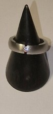 Titanring silbergrau gebürste gebraucht kaufen  Kalbe (Milde)