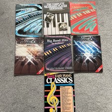 Paquete de 7 libros de música para teclado/piano completo reproductor de teclado y otros segunda mano  Embacar hacia Mexico