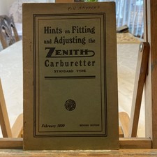 Workshop manual zenith for sale  ROMNEY MARSH