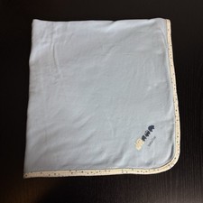 Cobertor de bebê BABY GAP azul claro/marfim algodão trem estampa estrela menino 2008 vintage comprar usado  Enviando para Brazil