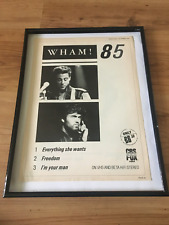 Wham everything wants for sale  PETERBOROUGH