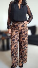 Pantalon palazzo imprimé d'occasion  Lyon VIII