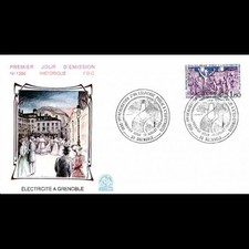 Fdc 1286 1er d'occasion  Crécy-la-Chapelle