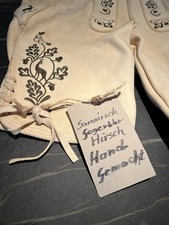 Hirsch lederhose handgemacht gebraucht kaufen  Langweid a.Lech