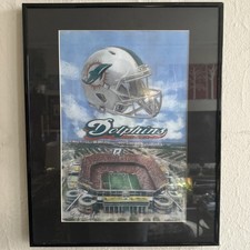 Miami dolphins wall for sale  Chicago