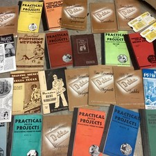 29 Delta Practical Projects Vintage Marcenaria Folhetos Vintage Deltacraft Pub., usado comprar usado  Enviando para Brazil