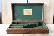 Usado, Estojo de pistola de carvalho inglês antigo Deane 54b revólver Eley frasco de pó Webley Colt comprar usado  Enviando para Brazil