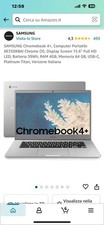 Samsung chromebook laptop usato  Perugia
