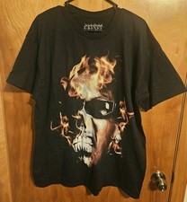 Camiseta Offset âSet It Offâ Fire Skull preta gráfica frente e verso tamanho GG nova sem etiquetas , usado comprar usado Camiseta Offset âSet It Offâ Fire Skull preta gráfica frente e verso tamanho GG nova sem etiquetas , usado comprar usado  Enviando para Brazil