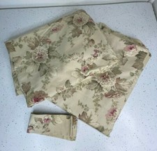 Par de painéis de cortina LL Bean repolho rosa floral forrado 50 x 63 cada  comprar usado  Enviando para Brazil