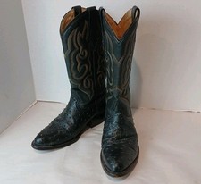 Botas masculinas RUDEL couro preto pele de avestruz cowboy faroeste 7 E comprar usado Botas masculinas RUDEL couro preto pele de avestruz cowboy faroeste 7 E comprar usado  Enviando para Brazil