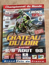 Programmheft Moto-Cross Grand Prix 125 cc Chaeteau du Loir 1998 Rennprogramm comprar usado  Enviando para Brazil