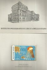 Folder schede telefoniche usato  Genova