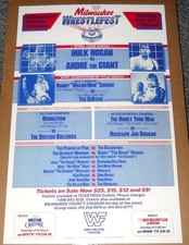 Wwf wrestlefest poster for sale  Sycamore