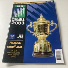 Rugby cup 2003 for sale  TREORCHY
