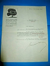 Edouard loewy autographe d'occasion  Coulaines