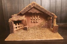 Vintage wood nativity for sale  Abingdon