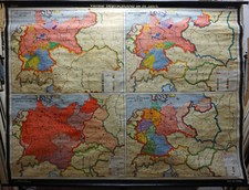 Karte vierfachen deutschlands gebraucht kaufen  Berghülen