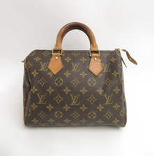 Autêntica bolsa Louis Vuitton Speedy 25 monograma marrom #38752, usado comprar usado  Enviando para Brazil