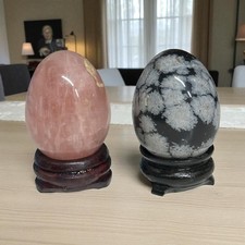 Rose quartz egg for sale  Austin