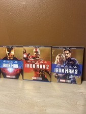 Iron Man Trilogy (Blu-ray, 3-Movie Collection) – Unsealed, Great Condition, usado comprar usado  Enviando para Brazil