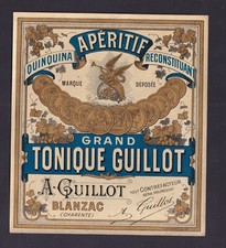 Ancienne étiquette alcool d'occasion  France
