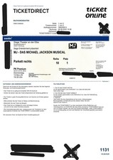 Tickets musical mj gebraucht kaufen  Bayrischzell