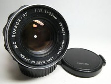 Minolta rokkor 55mm for sale  LONDON
