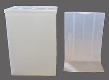 Recipiente de armazenamento freezer sorvete vintage TUPPERWARE #484-2 com tampa #310-4 comprar usado  Enviando para Brazil