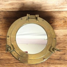 Miroir hublot laiton. d'occasion  Villemomble