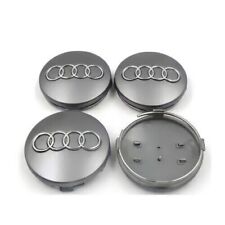 4x Cache Moyeu Jante Logo insigne AUDI 60mm Centre De Roue Pour A3 A4 Q3 Q5 Neuf, usado comprar usado  Enviando para Brazil
