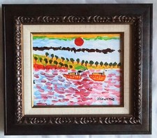 Peinture huile noma d'occasion  Expédié en France