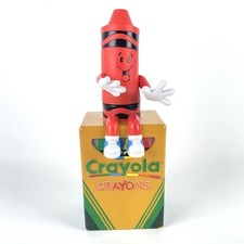 Caixa de lápis de cor vintage 1999 xícara de lembrança com lápis de cor vermelho palha, usado comprar usado  Enviando para Brazil