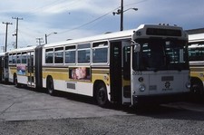Ônibus articulado original Slide Metro #2055 Seattle Washington 1986 #07, usado comprar usado  Enviando para Brazil