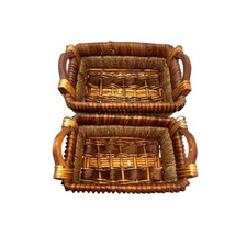 Handmade wicker basket for sale  Coker
