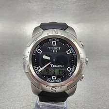 Relógio masculino Tissot T-Touch 41 mm mostrador preto alarme de aço cronógrafo Z251/351 nova bateria comprar usado Relógio masculino Tissot T-Touch 41 mm mostrador preto alarme de aço cronógrafo Z251/351 nova bateria comprar usado  Enviando para Brazil