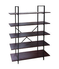 Item devolvido Sapele MDF madeira estrutura de metal preto estante organizador de escritório em casa comprar usado  Enviando para Brazil