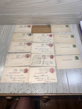 Gran Lote De 1800’s/1900’s Sobre Cubiertas Estampillas Postales Carta Antigua segunda mano  Embacar hacia Mexico