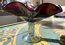 Murano glas faltenschale gebraucht kaufen Murano glas faltenschale gebraucht kaufen  Hanstedt