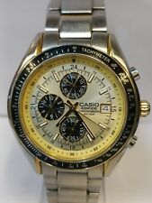 CRONÓGRAFO CASIO EDIFICE QUARTZO MOSTRADOR CREME EF-503 JAPÃO MASCULINO FUNCIONAMENTO COMPLETO comprar usado  Enviando para Brazil